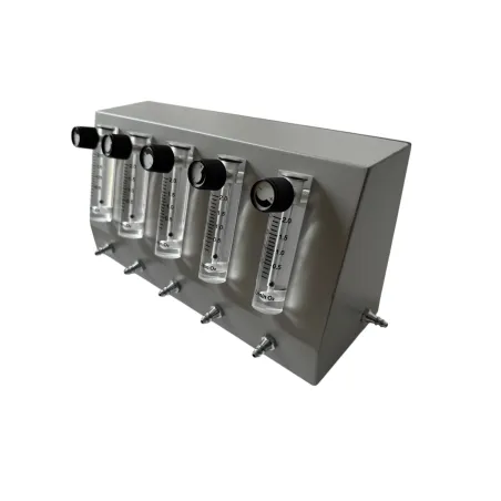 Rozbočovač kyslíku s mech. průtokoměry 5x2L/min - FS-01 OXTm Rozbočovač kyslíku s mech. průtokoměry 5x2L/min - FS-01 OXTm